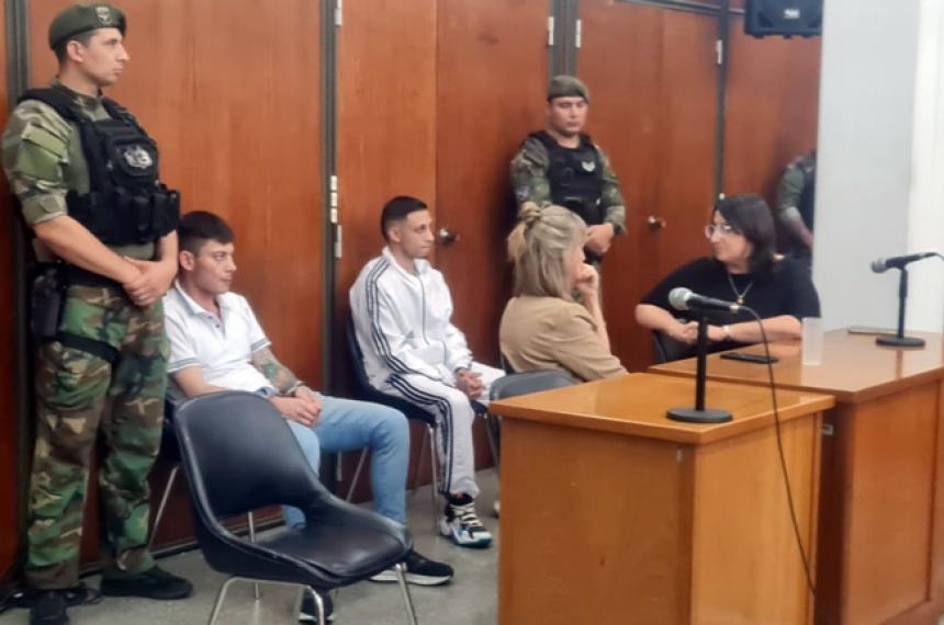 Dos de los acuados participaron de la audiencia en los Tribunales de Pico