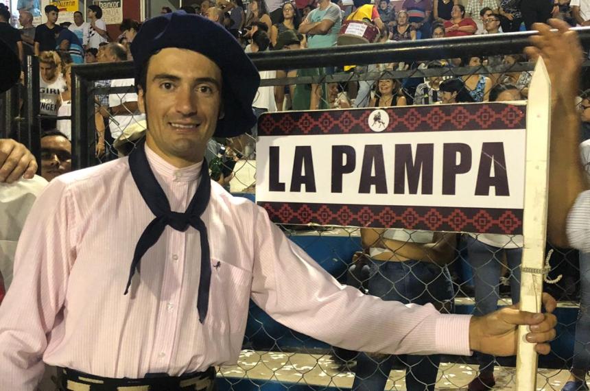 El jinete santarroseño Alfredo Tato Ramos