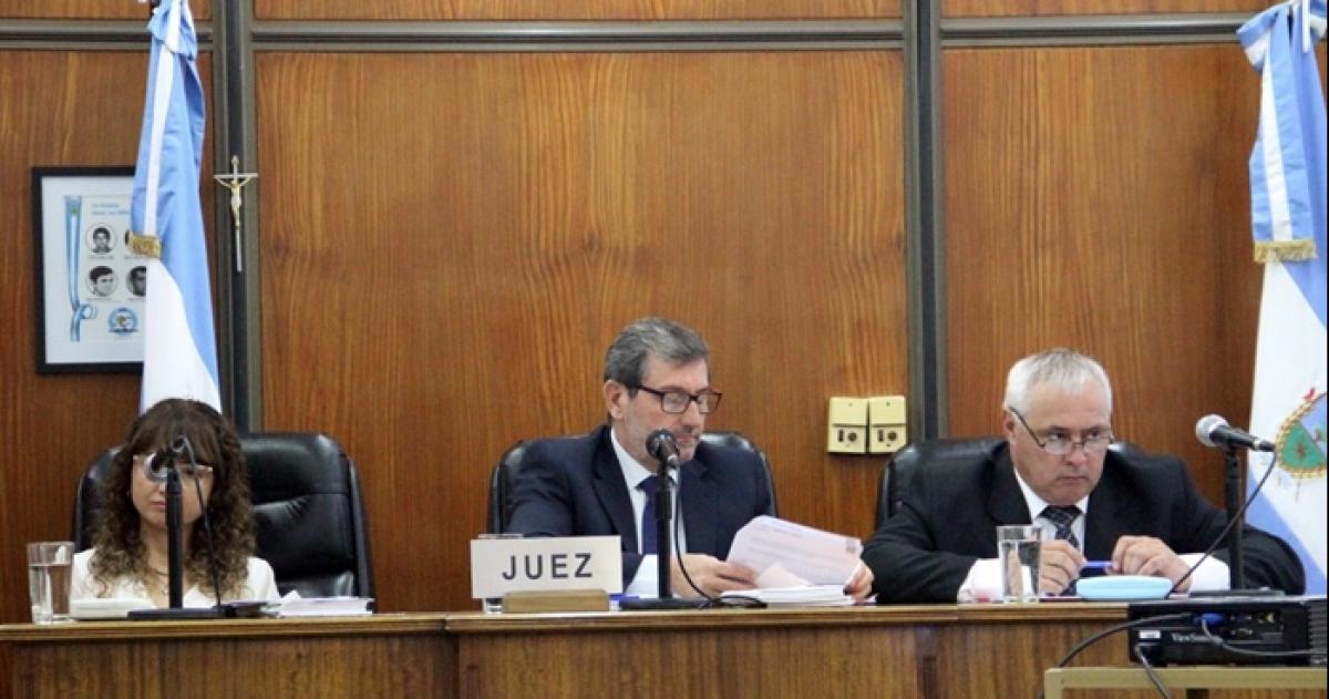 El Tribunal lo integran los jueces Gianinetto Pagano y Pellegrino