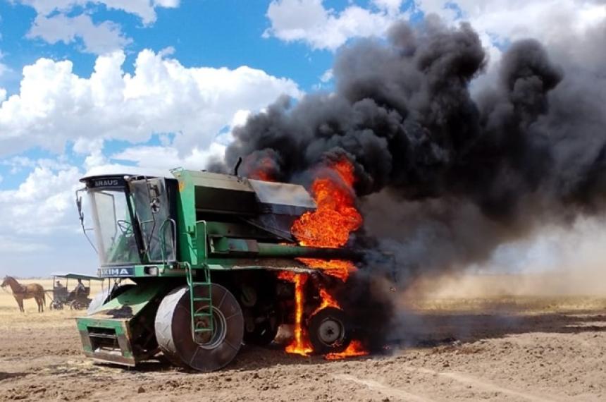 El fuego se produjo por el recalentamiento del motor