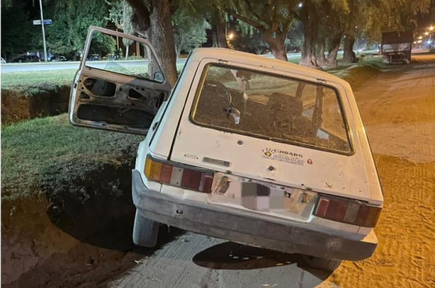 El auto recuperado por la Seccional Quinta