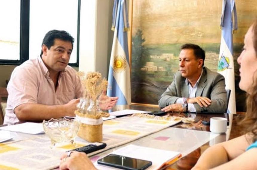 Nazareno Venezuela y Abel Sabarots acordaron realizar las obras