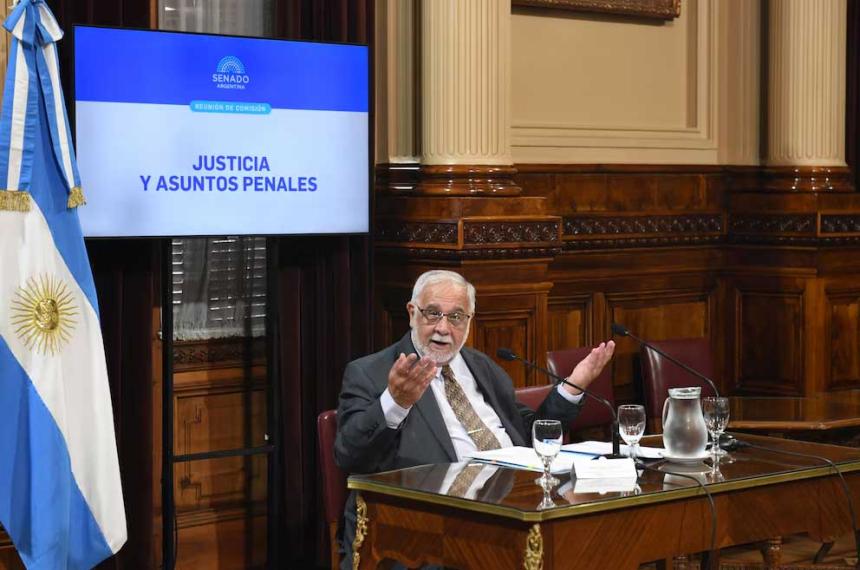 Juan Carlos Pagotto de La Libertad Avanza preside la Comisión de Justicia y Asuntos Penales del Senado de la Nación