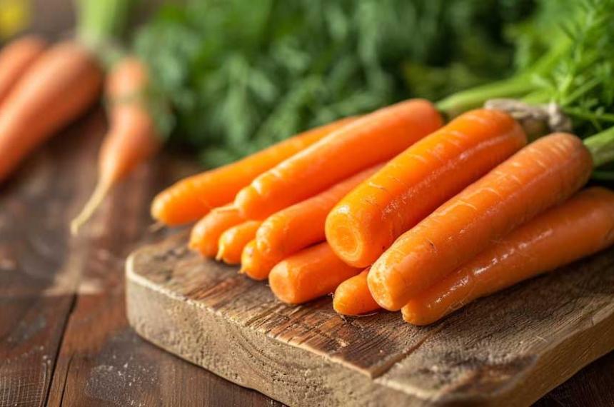 Existen zanahorias de colores naranja amarillo rojo morado y blanco cada una con propiedades nutricionales específicas