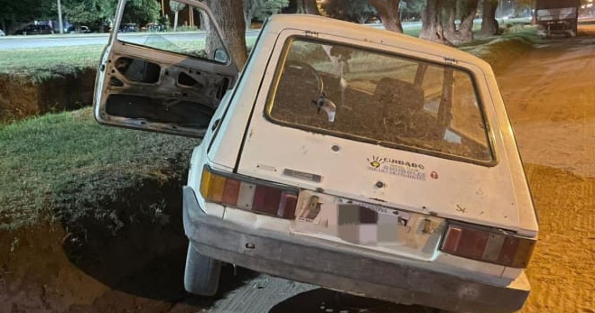 El auto recuperado por la Seccional Quinta