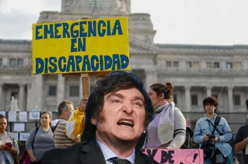 Javier Milei y la ley de Emergencia en Discapacidad