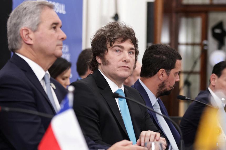 Milei habló durante la cumbre del Mercosur