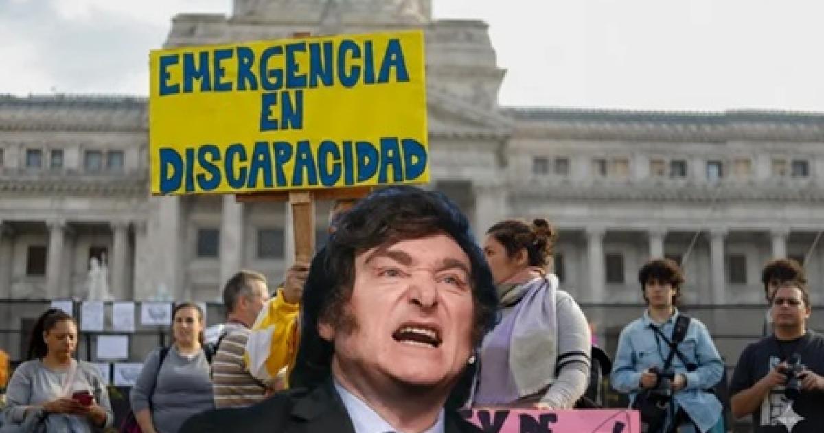 Javier Milei y la ley de Emergencia en Discapacidad