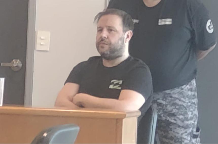 Nino Bonivardo durante la audiencia judicial de este lunes