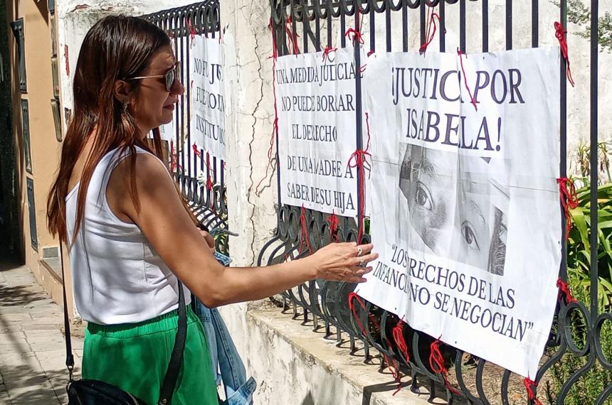 Familiares y vecinos de Rancul acompañaron la protesta