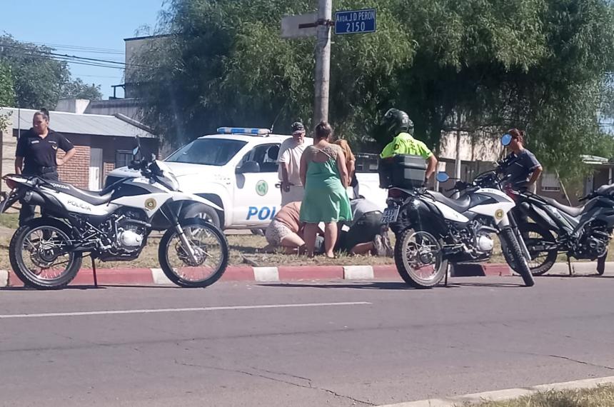 El choque ocurrió alrededor de las 16-30 horas