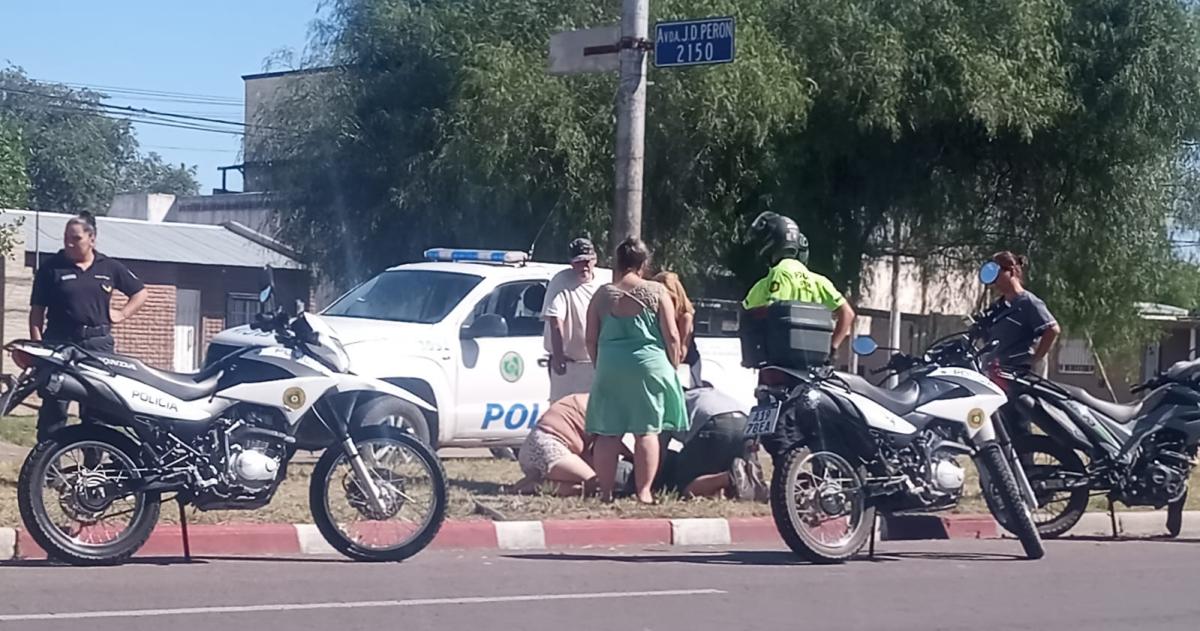 El choque ocurrió alrededor de las 16-30 horas