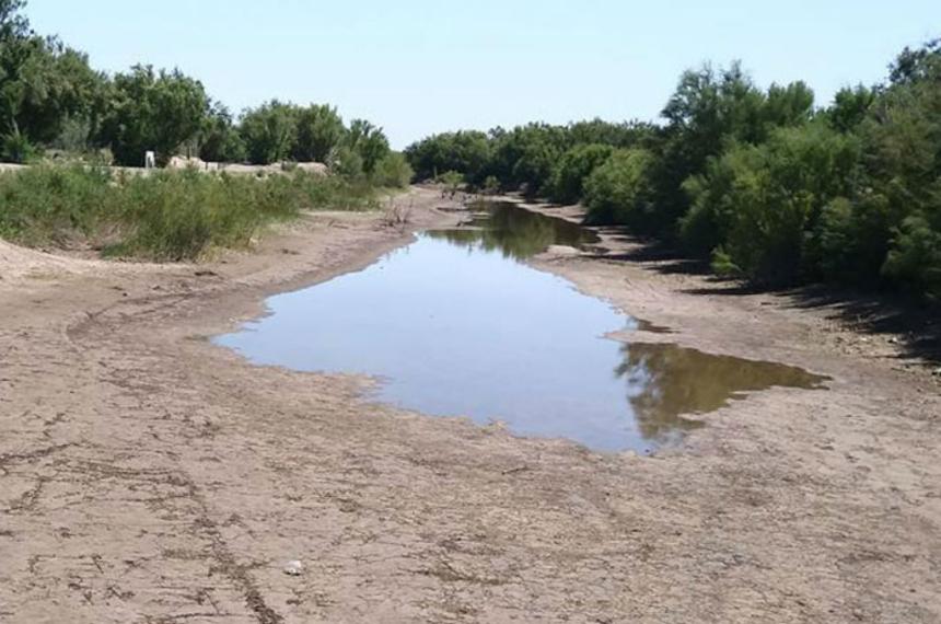 El oeste pampeano volvió a quedar sin agua del río Atuel