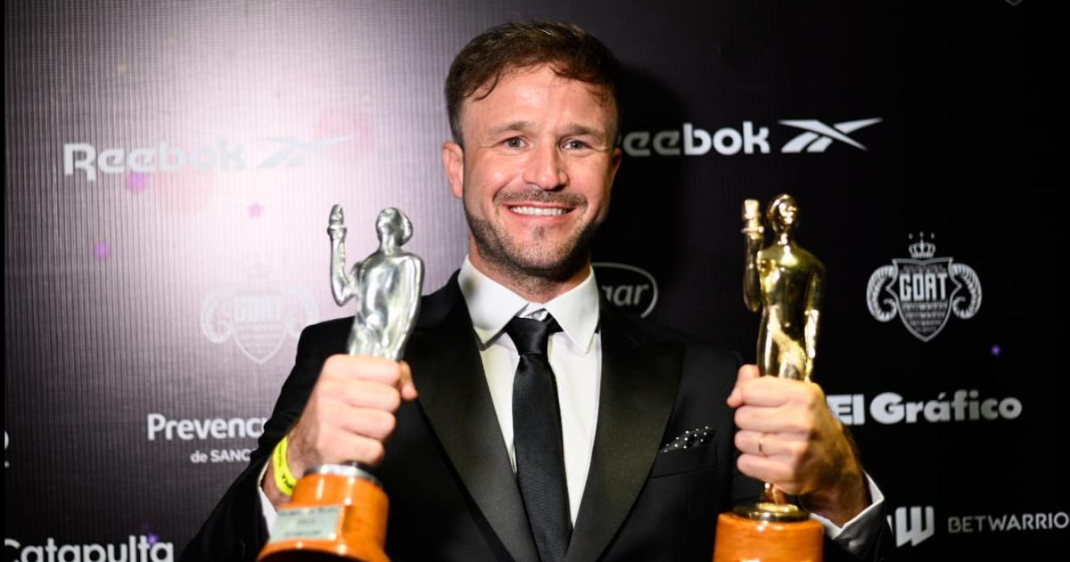 Agustín recibió su segundo Olimpia de Oro