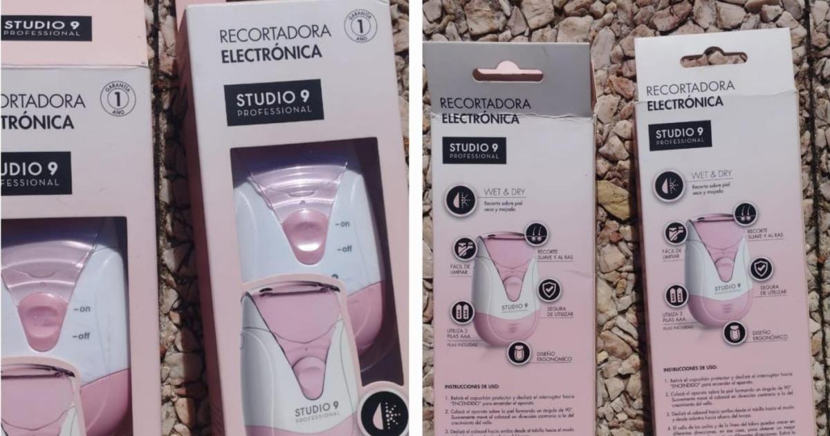 La mujer robó dos depiladoras eléctricas