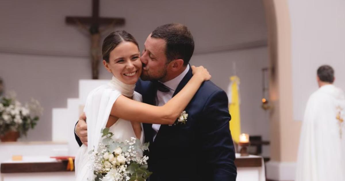Belén Bordone y Tom�s Conchez contaron la historia de la boda arruinada por la tormente del 15 de noviembre en Alvear