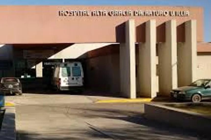 La mujer fue trasladada de urgencia al Hospital de Alta Gracia