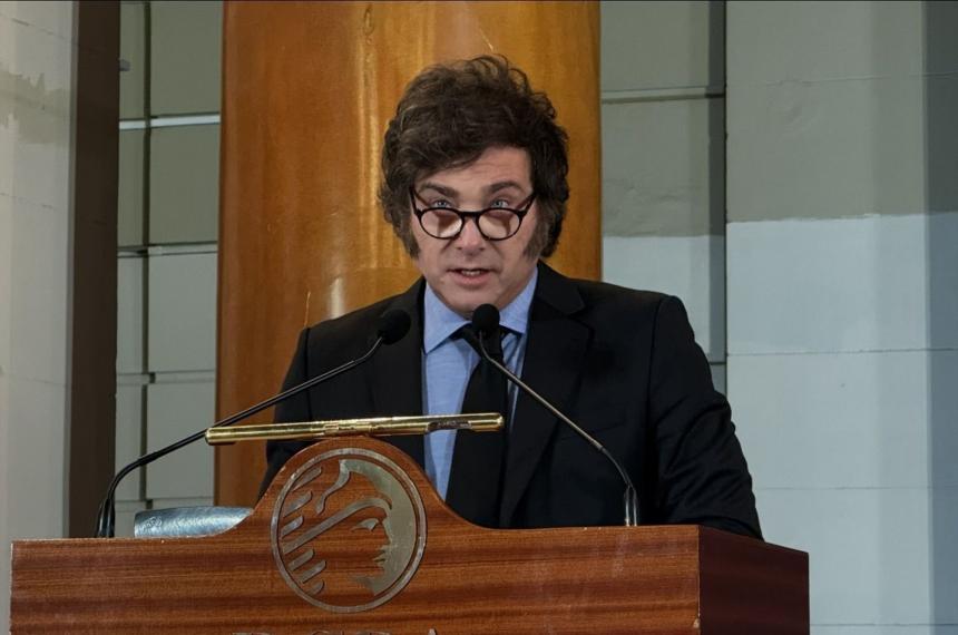 Milei habló del tema Malvinas en un diario inglés