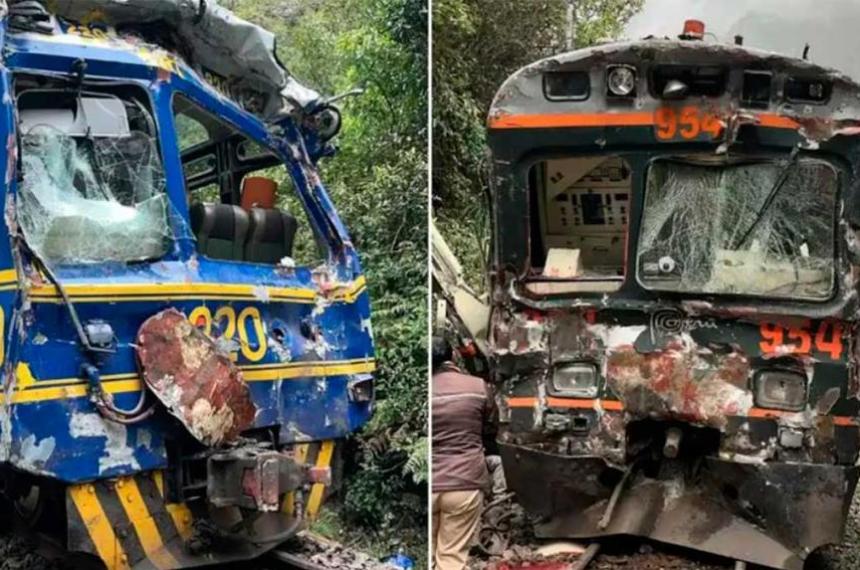 Tragedia camino a Machu Picchu- choque de trenes dejoacute un muerto y al menos 30 heridos