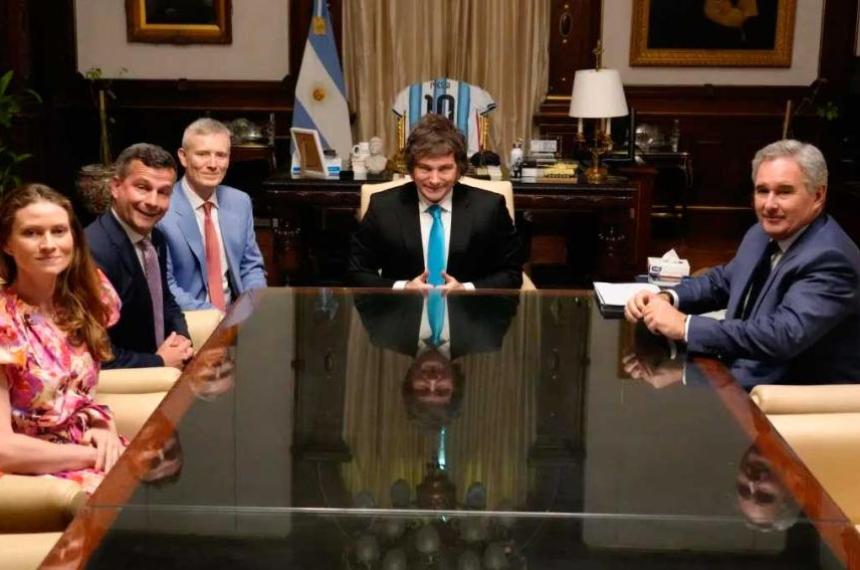Milei recibioacute en Casa Rosada al viceprimer ministro de Nueva Zelanda David Seymour