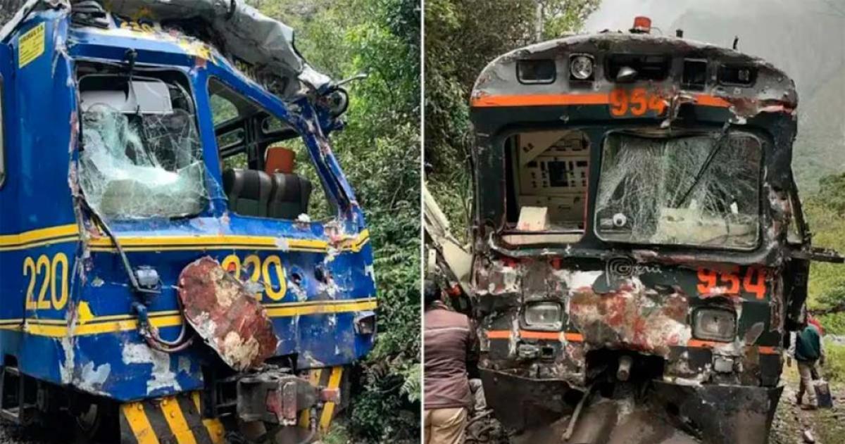 Tragedia camino a Machu Picchu- choque de trenes dejoacute un muerto y al menos 30 heridos