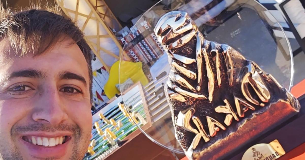 La selfie de Santiago previa a una nueva edición del Dakar