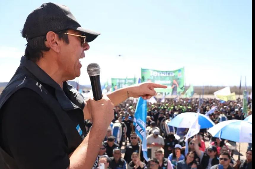 El secretario general del Sindicato de Petroleros Privados Marcelo Rucci