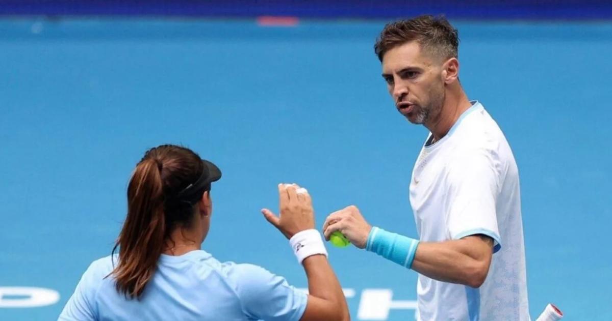 María Lourdes Carlé y Guido Andreozzi fueron la pareja de dobles que cerró la serie