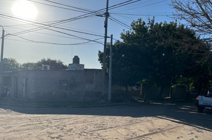 La esquina donde fue atropellado el chico