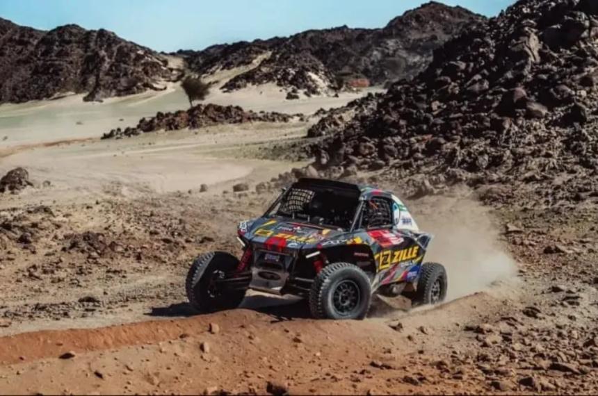 Zille tuvo una gran actuación en el arranque del Dakar (Prensa Dakar)