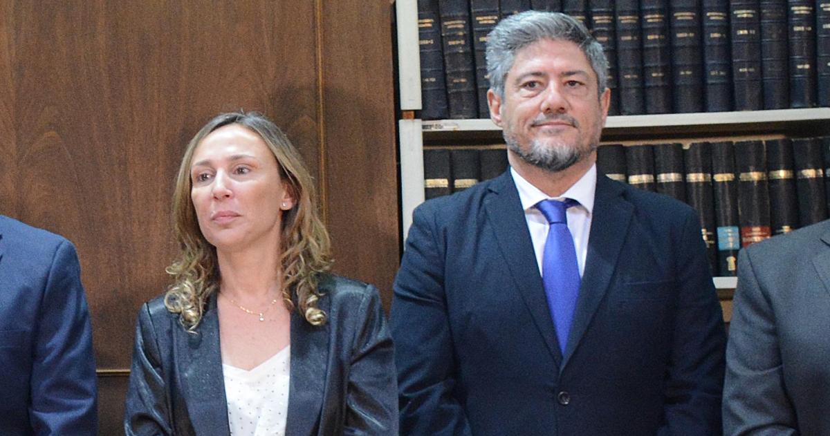 Los jueces Verónica Campo y José Sappa