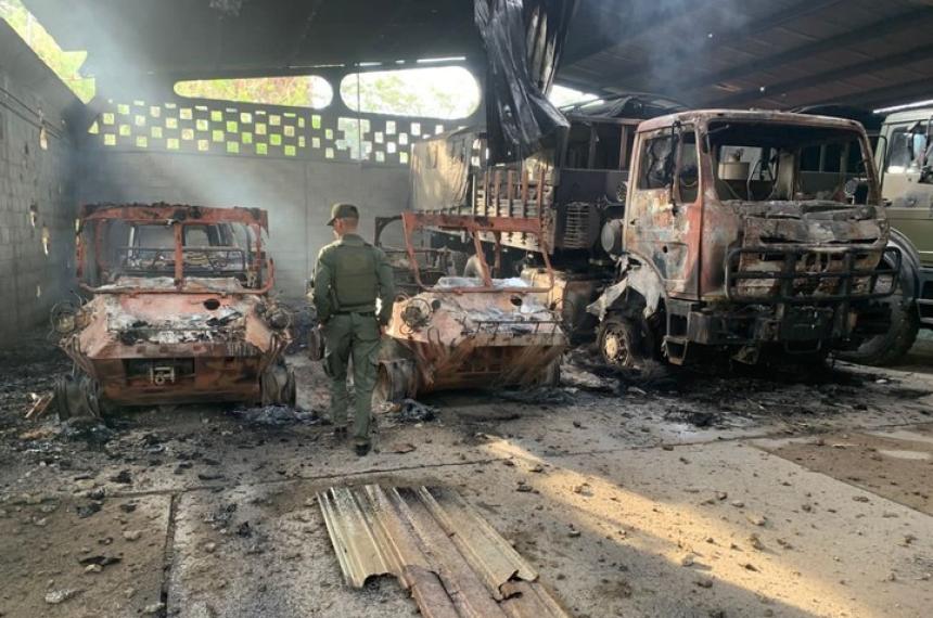 Las instalaciones venezolanas del Fuerte Tiuna quedaron inutilizadas