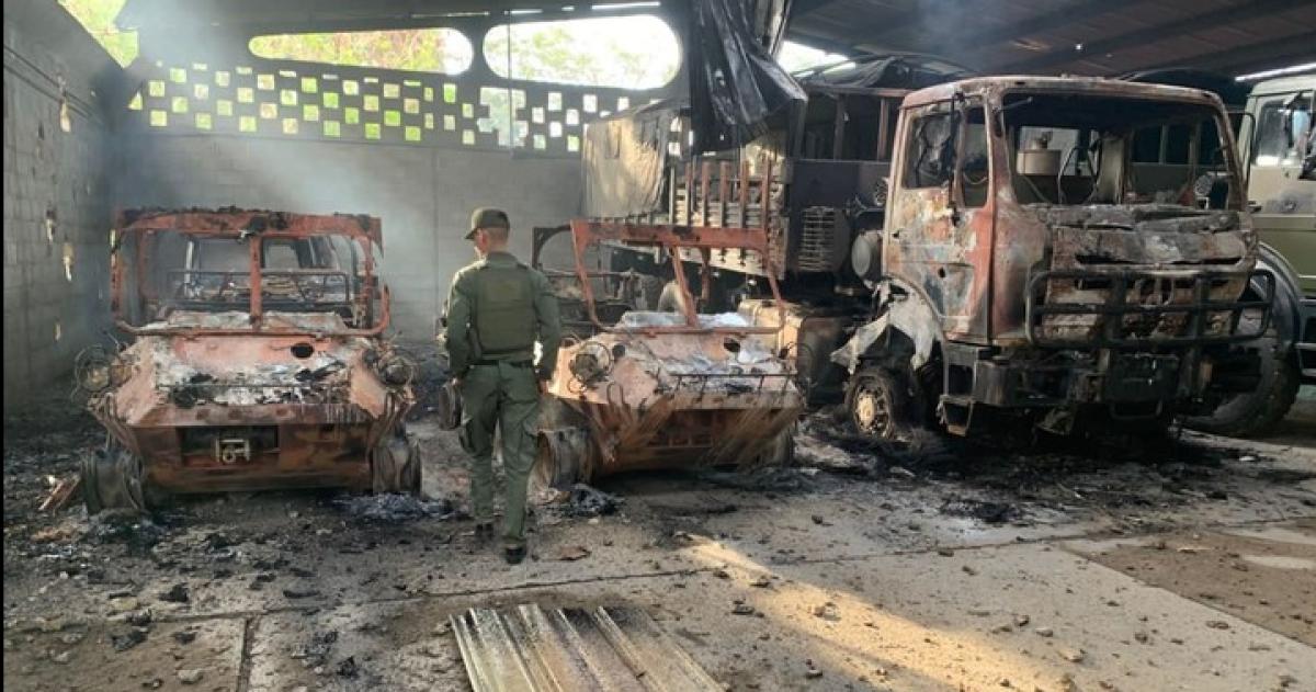 Las instalaciones venezolanas del Fuerte Tiuna quedaron inutilizadas