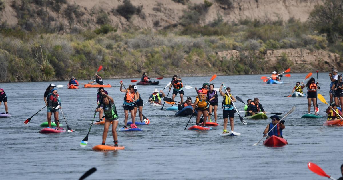 El destino predilecto del turismo pampeano a la vera del riacuteo Colorado