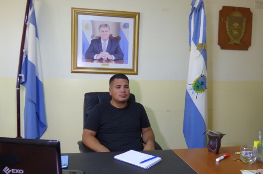 El iontendente Mario Rebolledo fue recibido por funcionarios provinciales