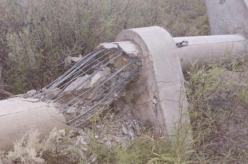 Caiacuteda de liacutenea de alta tensioacuten provocoacute cortes en 25 de Mayo y zonas rurales 