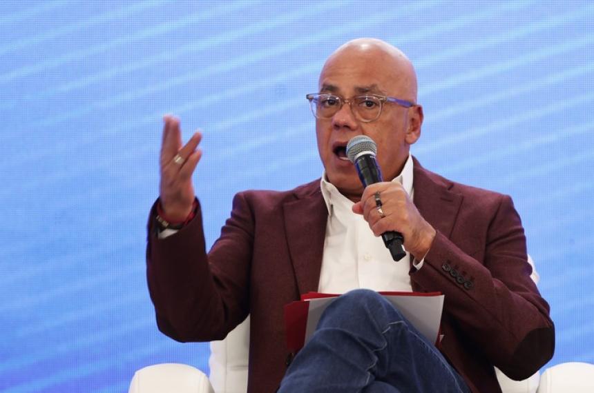 El presidente de la Asamblea Nacional de Venezuela Jorge Rodríguez