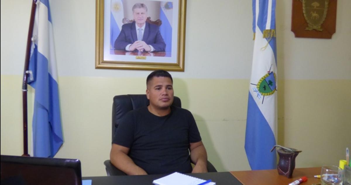 El iontendente Mario Rebolledo fue recibido por funcionarios provinciales