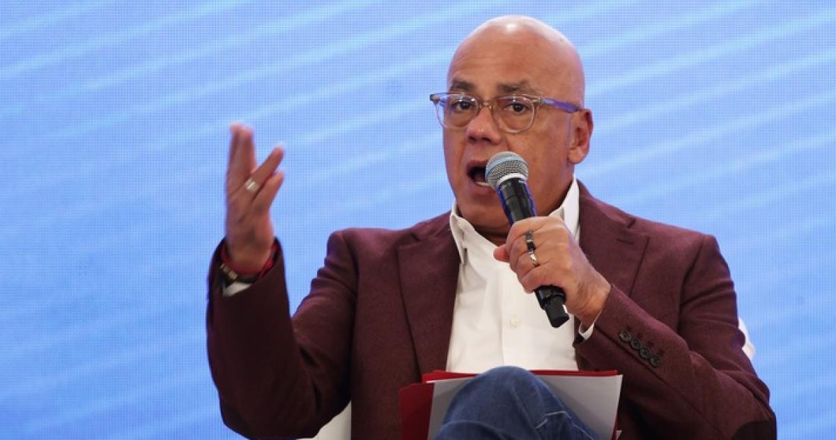 El presidente de la Asamblea Nacional de Venezuela Jorge Rodríguez