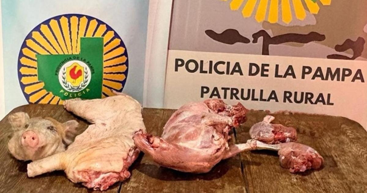 La Policía de Victorica y la Patrulla Rural intervinieron en el hecho