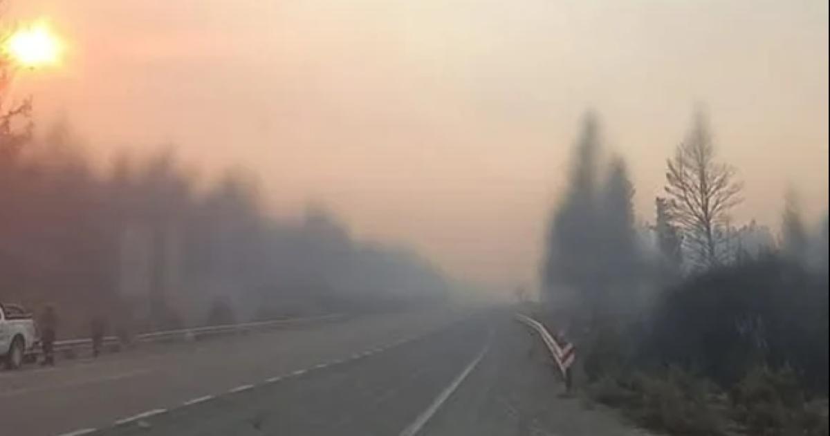 Por el humo piden extrema precaución para circular por Ruta 40