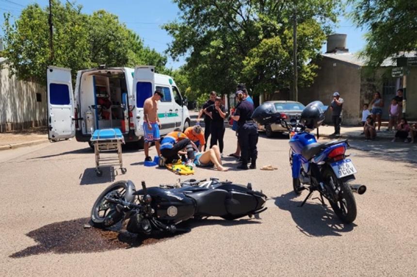 La mujer y su pequeño hijo fueron atendidos por el SEM