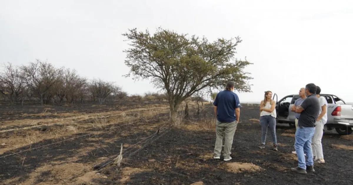 Incendios- la Provincia defendioacute respuesta y cuestionoacute a dirigentes agropecuarios