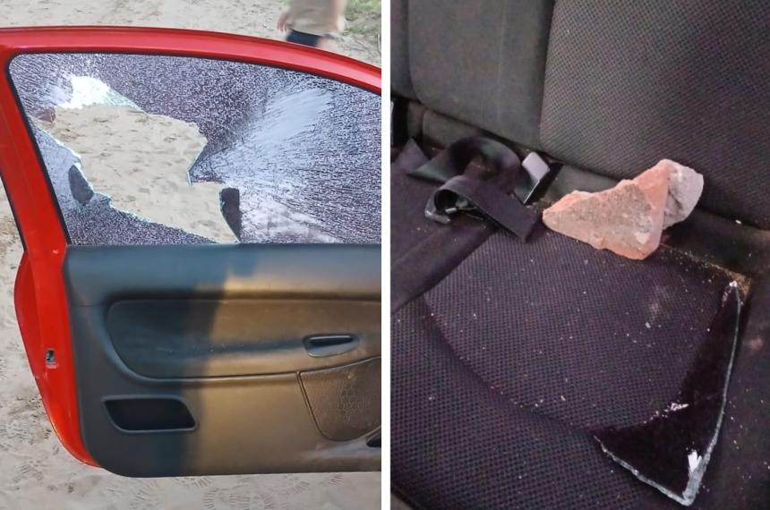 Las autoras eran de Santa Rosa y habían roto la ventana con una piedra