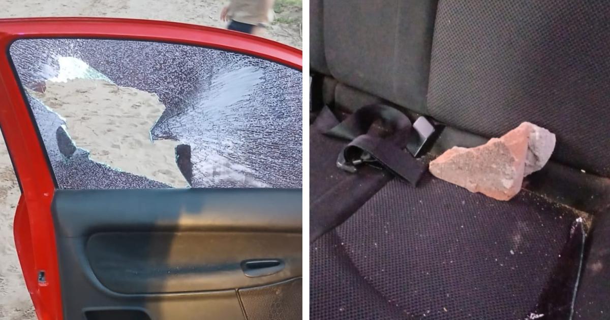 Las autoras eran de Santa Rosa y habían roto la ventana con una piedra