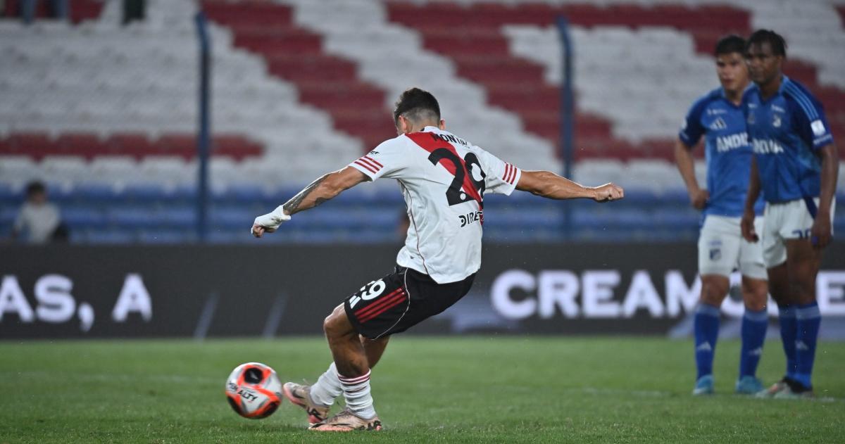 Montiel anotó la conquista del triunfo de River en el primer amistoso