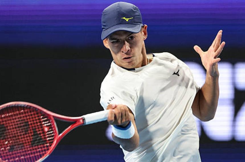 El tenista argentino Sebasti�n B�ez