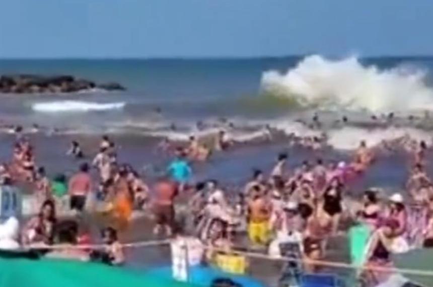 La situación provocó mucho p�nico entre los veraneantes