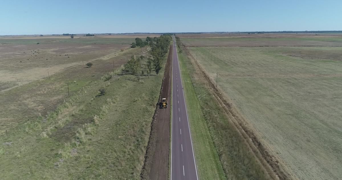 Los trabajos buscan mejorar las condiciones de transitabilidad y seguridad vial en ese corredor