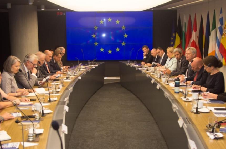 Ziliotto reunido con embajadores de la UE (Foto archivo)
